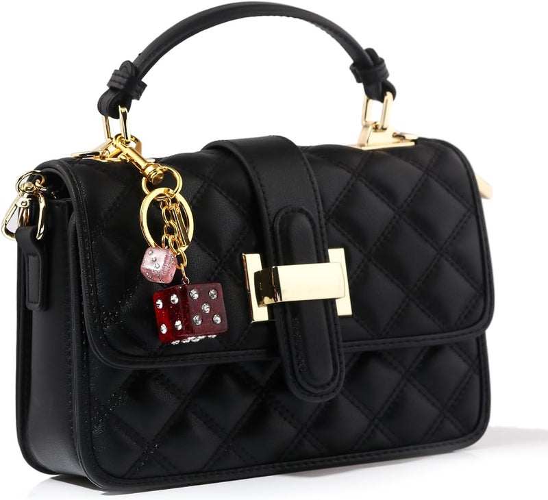 SORGERLY 8 Ball Dice Charm Keychain - Cute Bag Purse Handbag Accessories - Y2K Aesthetic Key Chain for Women Men - Image 3